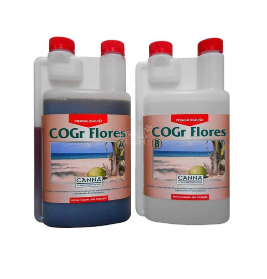 Canna CoGr Flores A & B (2x 1,0 Liter – Spezial-Blütendünger für CoGr-Matten)