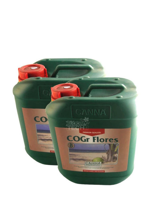 Canna CoGr Flores A & B (2x 5,0 Liter – Spezial-Blütendünger für CoGr-Matten)