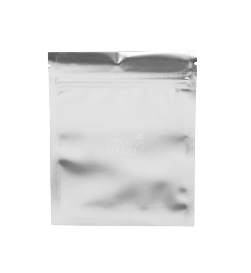 Zip-Beutel 125x100 mm Nylon Silber 100er Pack